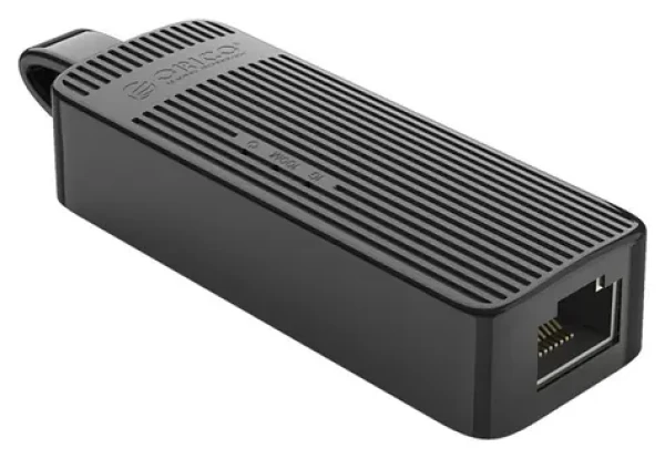 Orico UTK-U3 čierna / Sieťový adaptér / USB-A 3.0 na RJ-45 / Gigabit Ethernet 1 Gbps