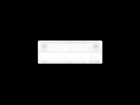 HyperX Origins 2 65 biela / Kryt klávesnice / plast / 180 g (BF0U0AA)