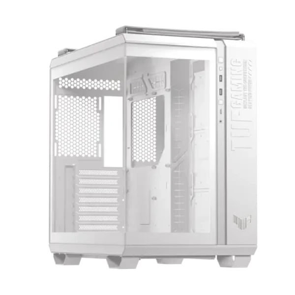 Asus GT502 TUF GAMING HORIZON TG ARGB biela / ATX / 2x USB 3.1 / USB-C 3.2 / bez zdroja / priehľadná bočnica (90DC0093-B19010)