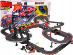 Mamido Mamido Výhodná sada Autodráha Gigant 1420cm + Magnetická stavebnica guličková dráha 96 dielov