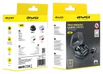 AWEI T25 čierna / Bezdrôtové slúchadlá / TWS / mikrofón / Bluetooth 5.3 / dobíjacie púzdro (T26)