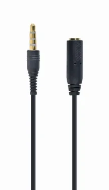 Gembird CCA-419 audio 3.5 mm jack adaptér / 4 pin / 3.5 mm (LR-MIC-GND) - 3.5 mm (LR-GND-MIC) / 18 cm (CCA-419)