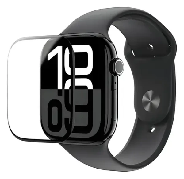 AmazingThing Radix Film / Ochranná fólia s čiernym rámčekom / Apple Watch 42mm