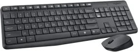 Logitech MK235 DE čierna / Bezdrôtová sada klávesnice a myši / DE (920-007905)