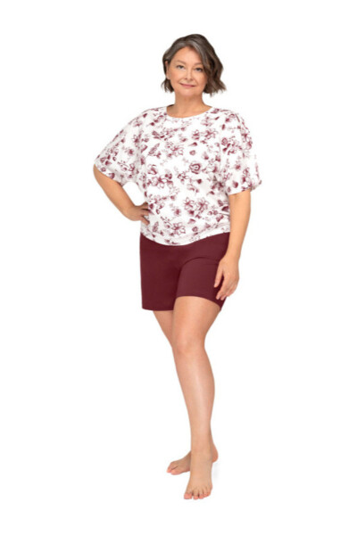 259 DÁMSKE PYŽAMO MARTA kaštanové 2XL