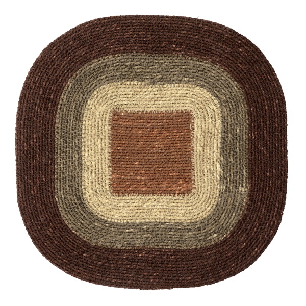 MADAM STOLTZ Prestieranie Seagrass Brown 35 × 35 cm