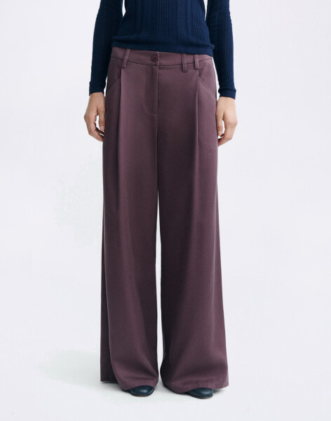 Thinking MU Dark Wine Molly Pants DARK WINE 38