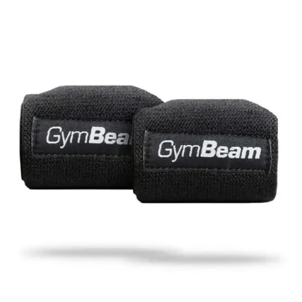 Bandáže na zápästie Press - GymBeam (čierna) (43147-1-black)