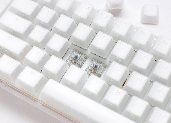 Ducky One 3 Aura White TKL Gaming Tastatur, RGB LED - MX-Brown (US)