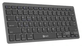 C-tech KB-120S / Klávesnica / Bezdrôtová / Bluetooth + 2,4 GHz / 78 tichých kláves (KB-120S)