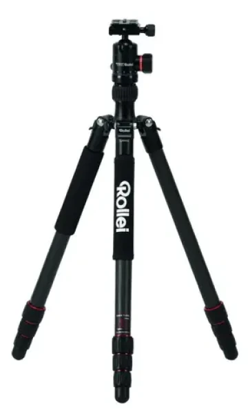 Rollei Statív C5i Karbón / Záťaž 8kg / Vytiahnutý 157.5 cm / Karbón / Čierny (22610)