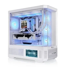 Thermaltake View 370 TG ARGB biela / ATX / 2x USB-A 3.2 / 1x USB-C 3.2 / 4X 120mm ARGB / bez zdroja / priehľadná bočnica (CA-11N-00M6WN-00)
