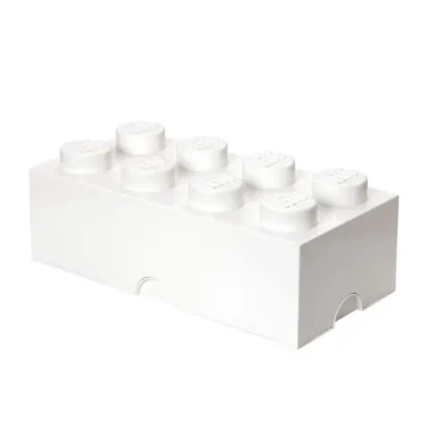 Lego úložný box 8 - biela / 500x250x180 mm (6040041735)
