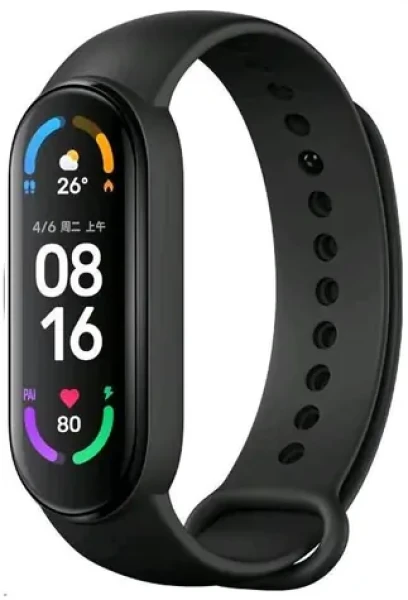 Xiaomi Mi Band 6 čierna / Fitness náramok / 1.56 AMOLED / BT 5.0 / Senzor srdcového tepu / 5 ATM / až 14 dní (32093)