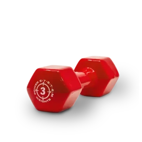 Power System Vinyl Dumbell 3 kg red (14689)