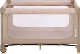 Lionelo Postieľka cestovná Jasmin Beige Sand / od 0 do 36 mesiacov (LO-JASMIN EASY FOLD BEIGE SAND)