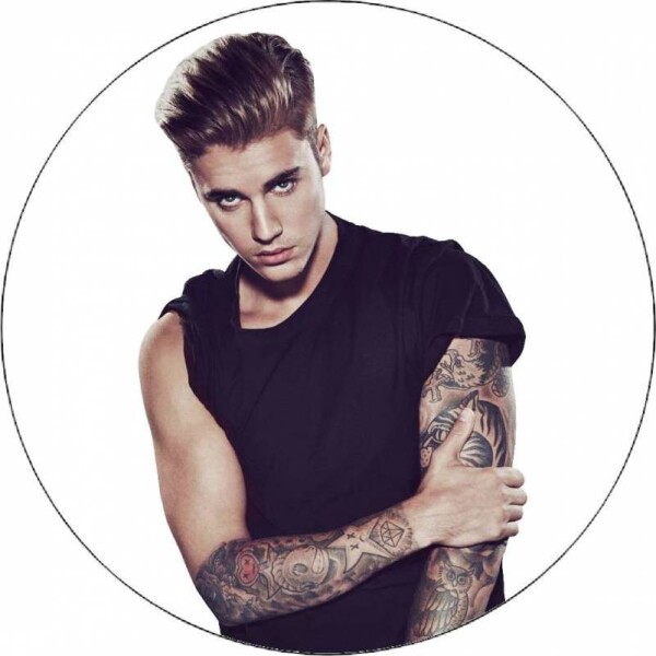 Jedlý papier Justin Bieber 19,5 cm - Pictu Hap - Pictu Hap