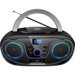 Silva Schneider MPC 19.4 USB CD-rádio FM AUX, CD, USB čierna, strieborná; 210717