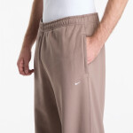 Mikina Nike Solo Swoosh Men's Fleece Open-Hem Pants Mink Brown/ Mink Brown/ White XXXL