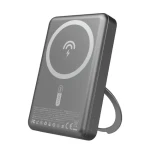 Dudao K28 10000mAh šedá / Powerbanka / MagSafe s puzdrom a stojanom / 22.5W (188196)
