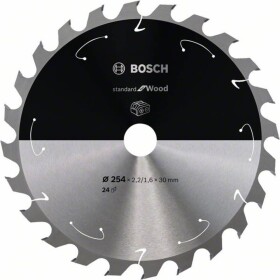 Bosch Accessories Bosch 2608837733 tvrdokovový pílový kotúč 254 x 30 mm Počet zubov (na palec): 24 1 ks; 2608837733