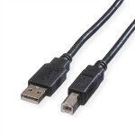 Roline USB kábel USB 2.0 USB-A zástrčka, USB-B zástrčka 1.80 m čierna tienený 11.02.8818; 11.02.8818