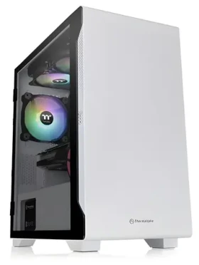 Thermaltake S100 Tempered Glass Snow biela / Skriňa / tvrdené sklo (CA-1Q9-00S6WN-00)