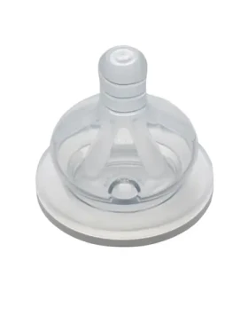 NIP Cumlík okrúhly široký silikón-S 2ks / od 0 mesiacov (NIP33030)