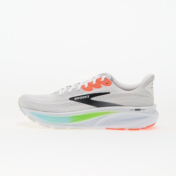 Tenisky Brooks Ghost 17 M White/ Pink Clay/ Gecko EUR 44