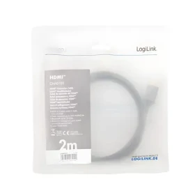 LogiLink HDMI 2.0 čierna / HDMI kábel / 4K UHD / 60 Hz / 2 m (CHA0101)