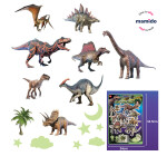 Mamido Mamido Svietiace samolepky na stenu Dinosaury, hviezdičky MT1245