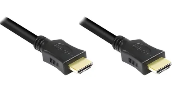 Good Connections HDMI 1.4b kábel čierna / Prepojovací kábel / HDMI-HDMI / 0,75 m / pozlátené konektory (4514-007)
