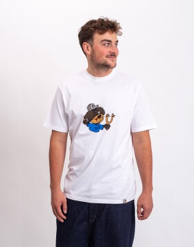 Carhartt WIP S/S Slingshot T-Shirt White heavy enzyme wash L