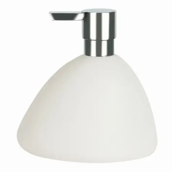 Spirella ETNA dávkovač mydla biely / keramika / 400 ml (7610583105356)