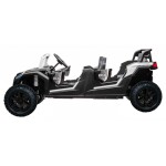 Mamido Elektrické autíčko Buggy ATV RACING UTV2000 štvormiestne biele