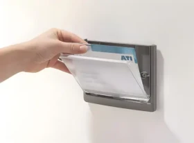 Durable CLICK SIGN 486637 sivá / Informačná tabuľka / 148,5 x 210 mm (486637)