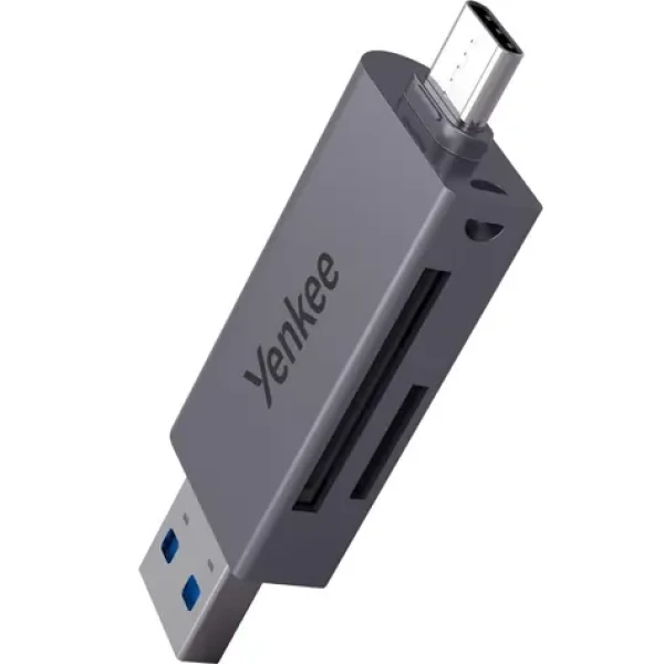YENKEE YCR 401 COMBO / Čítačka kariet / USB-A / USB-C / SD/TF (8590669329090)