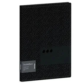 Berlingo DoubleBlack A4 čierna / Katalógová kniha / 60 euroobalov / šírka 24 mm (299467)