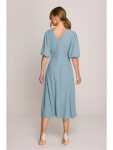 Dámske šaty S399 Svetlomodrá - Stylove L světle modrá