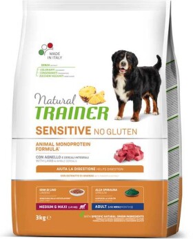 Natural Trainer Sens No Glut Ad M/M Jahňacie 3kg