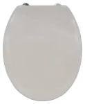 MSV WC doštička šedo-hnedé / Duroplast Thermodur / Soft close / Nerezové pánty