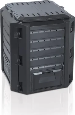 Prosperplast Kompostér MODULE COMPOGREEN 800 l - čierna / Objem 800 L / Rozmery 135x72 cm / Výška 82.6 cm / Plast (IKSM800C)