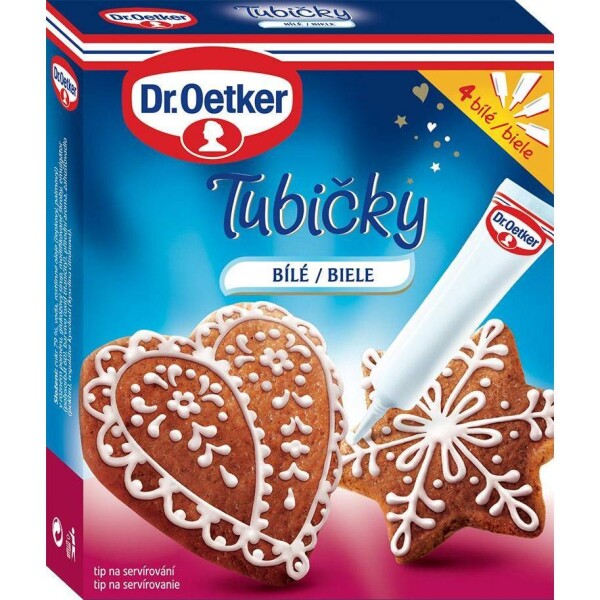 Cukrárske špejle na zdobenie biele 4 ks 76g - Dr. Oetker - Dr. Oetker