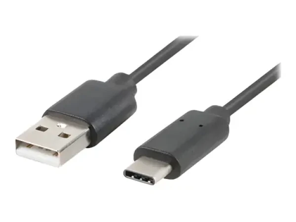 Lanberg USB-C (M) - USB-A (M) čierna / Dátový kábel / USB 3.1 / 1,8 m (CA-USBO-31CU-0018-BK)