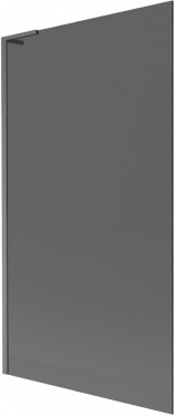 MEXEN/S - Next L vaňová zástena FIX 100 x 150, grafit, grafit kartáčovaná 895-100-000-03-40-66