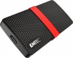 SSD Emtec Portable X200 128GB black red (ECSSD128GX200)