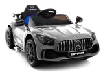 Mamido Elektrické autíčko Mercedes GTR lakované strieborné