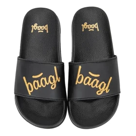 BAAGL Šľapky Logo Gold / veľ. 39