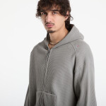 Mikina ROA Bee Sun Faded Organic Waffle Zip Up Hoodie Grey XL