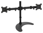 Techly ICA-LCD-3410 čierna / Stolný držiak pre 2 monitory / 13-27" / VESA 100x100 / nosnosť 16 kg / nastaviteľná výška (ICA-LCD-3410)